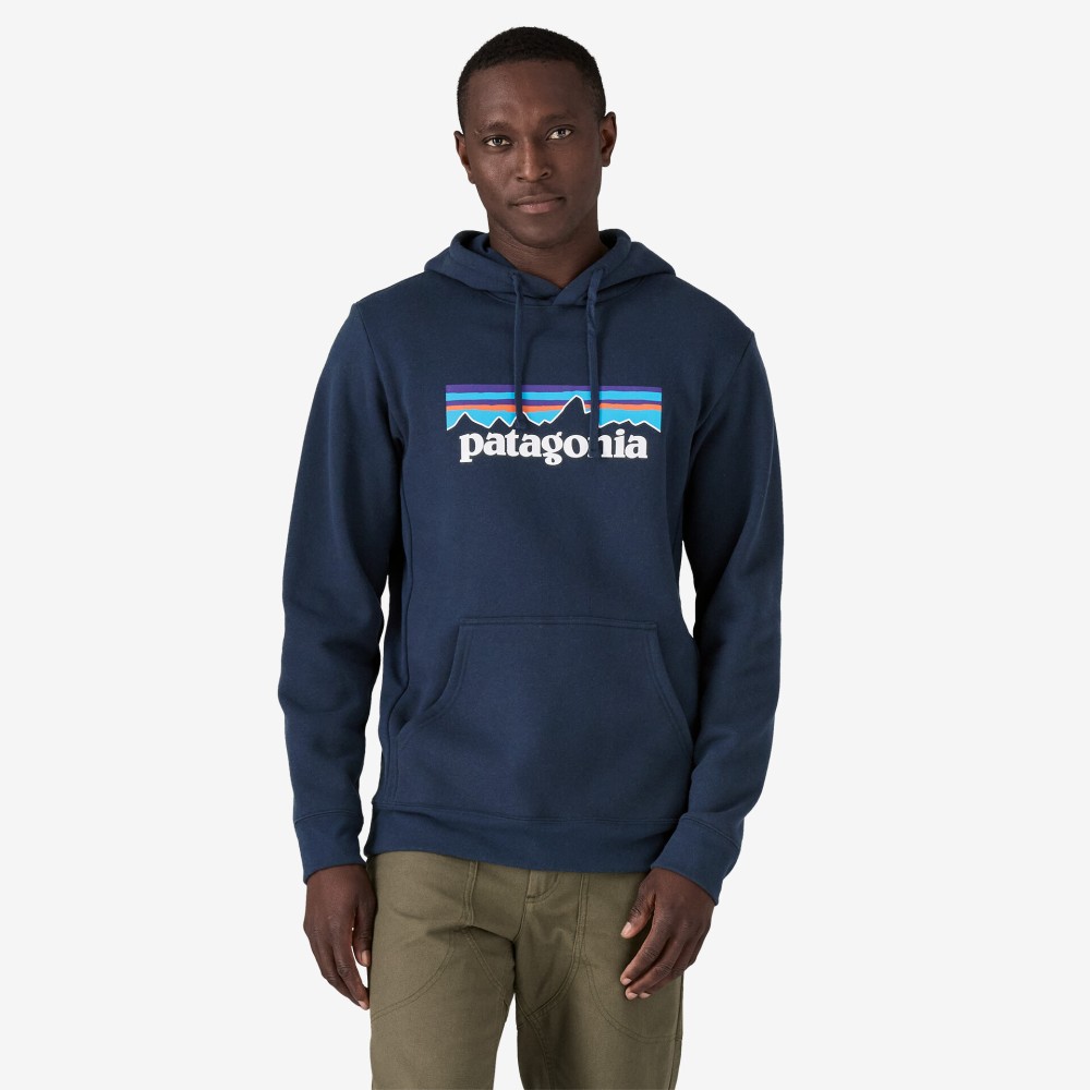 HOODY PATAGONIA P6 LOGO UPRISAL NEW NAVY