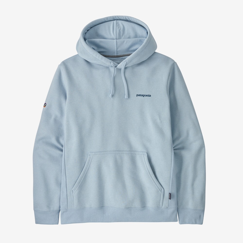 FELPA PATAGONIA FITZ ROY ICON UPRISAL FLECK BLUE
