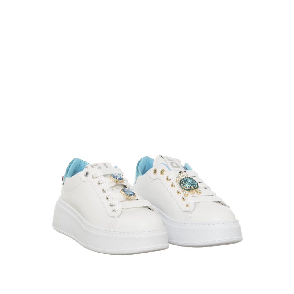SNEAKERS GIO+ PIA TARTARUGA BIANCO TURCHESE