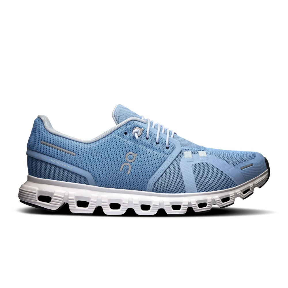 SCARPE ON CLOUD 6 DONNA CHAMBRAY WHITE