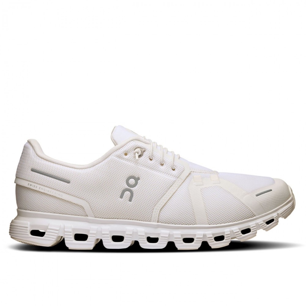 SHOES ON CLOUD 6 WOMAN WHITE WHITE