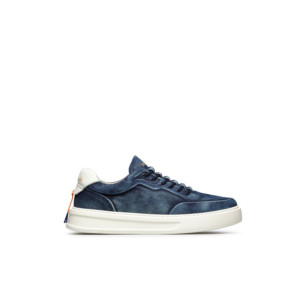 SHOES BARRACUDA PHOENIX MAN DENIM BLUE WHITE
