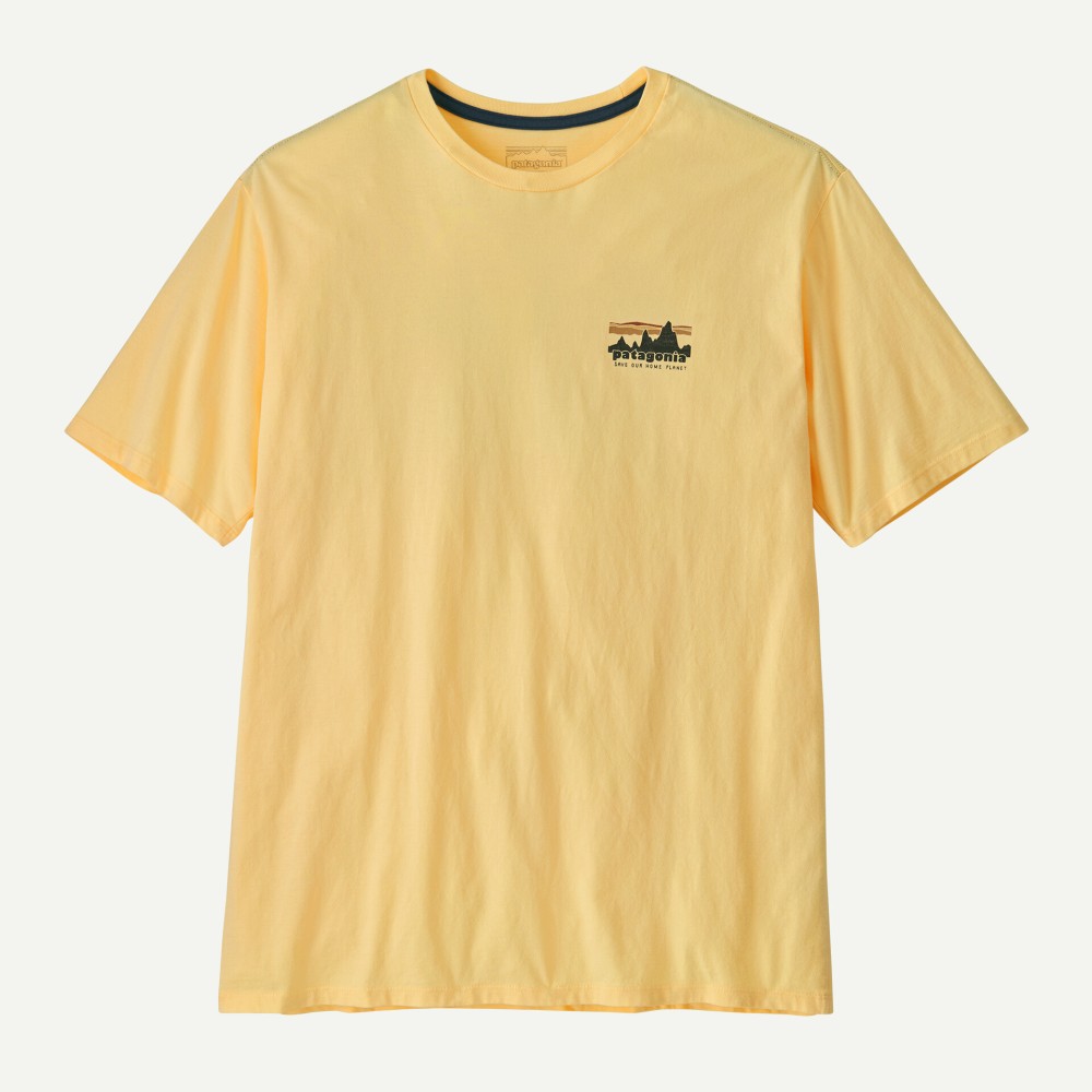 T-SHIRT PATAGONIA 73 SKYLINE ORGANIC UOMO BUTTERCUP YELLOW