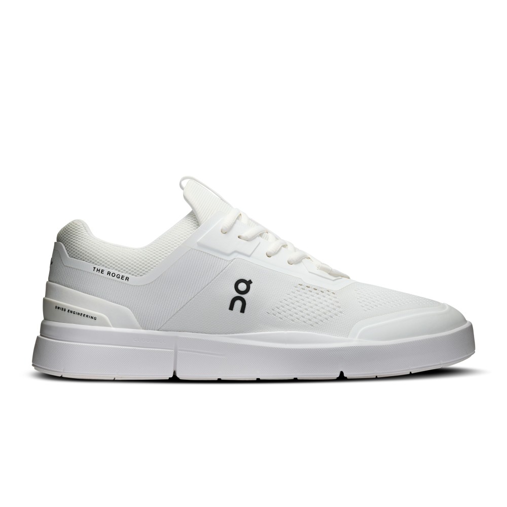 SCARPE ON THE ROGER SPIN UOMO WHITE BLACK
