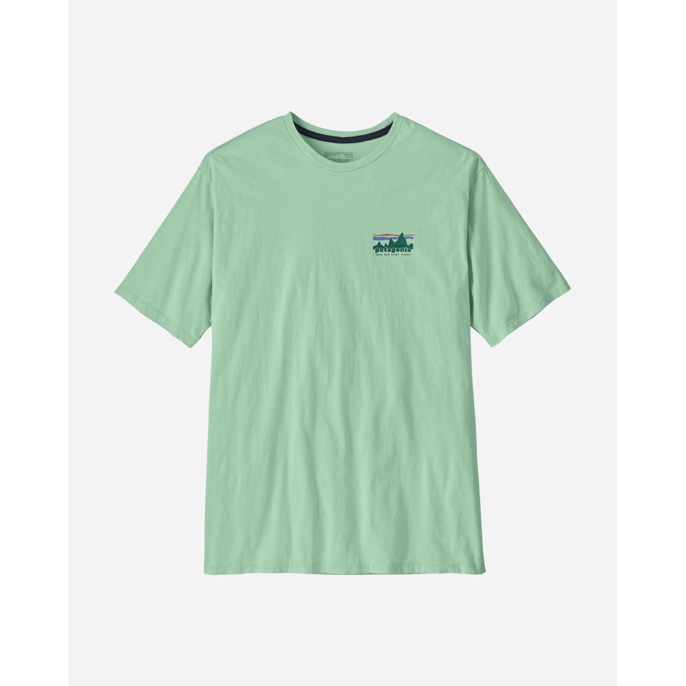 T-SHIRT PATAGONIA 73 SKYLINE ORGANIC UOMO RINSED GREEN